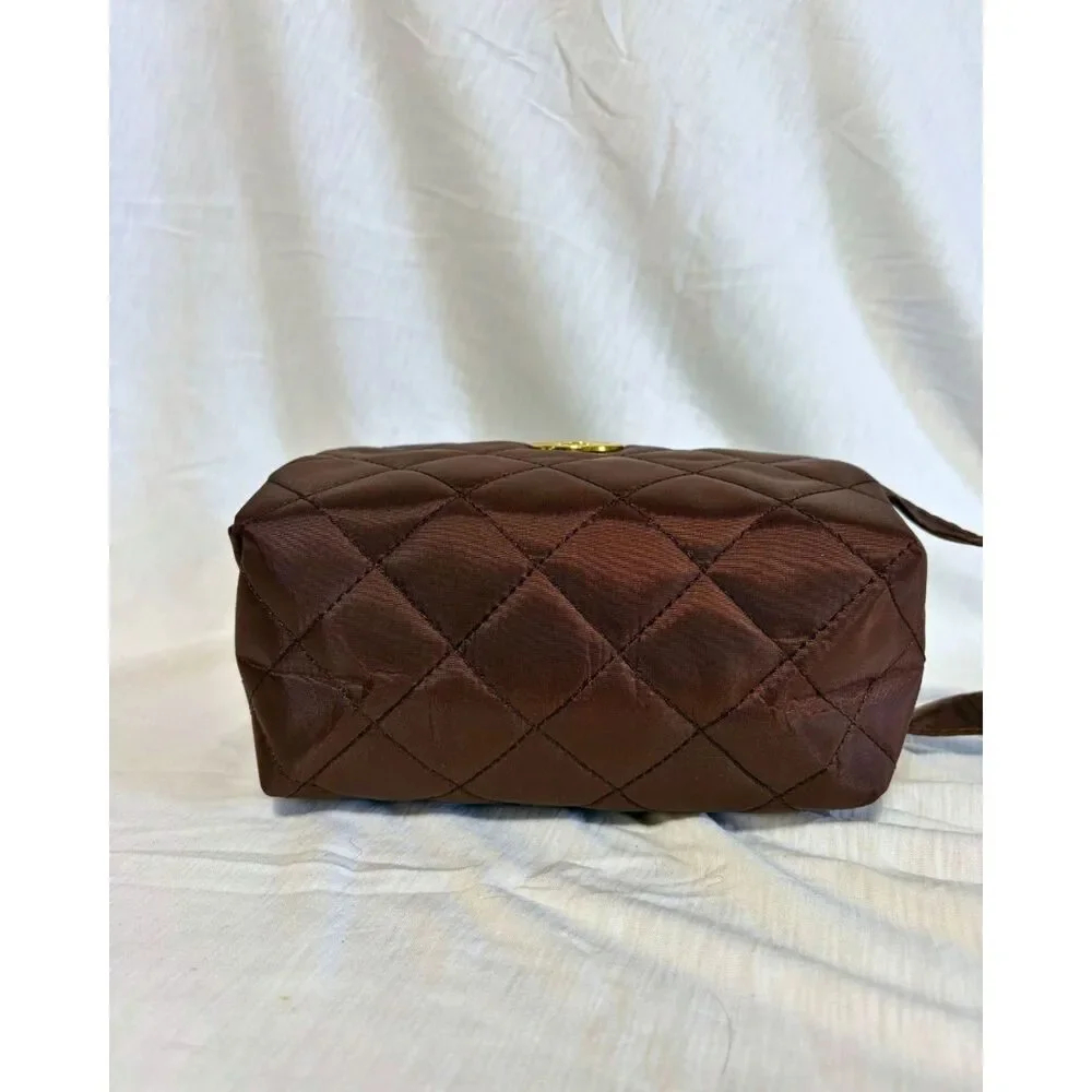 Tory Burch & Simply Vera Wang Cosmetic Case + Wristlet Set - Brown/Tan